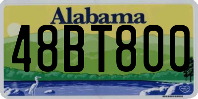 AL license plate 48BT800