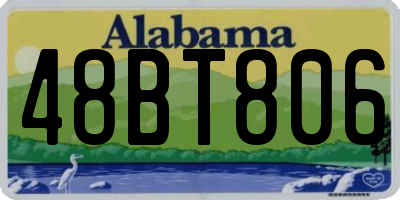 AL license plate 48BT806