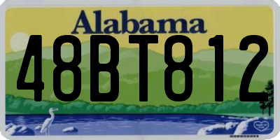AL license plate 48BT812