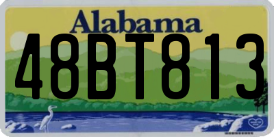 AL license plate 48BT813