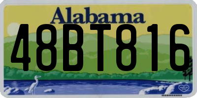 AL license plate 48BT816