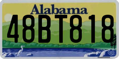 AL license plate 48BT818
