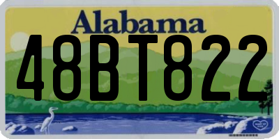 AL license plate 48BT822