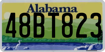 AL license plate 48BT823