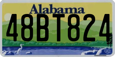 AL license plate 48BT824