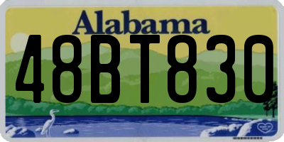 AL license plate 48BT830