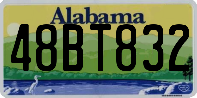 AL license plate 48BT832