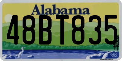 AL license plate 48BT835