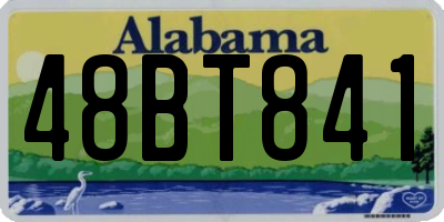 AL license plate 48BT841