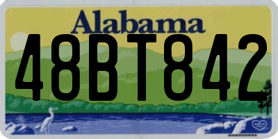 AL license plate 48BT842