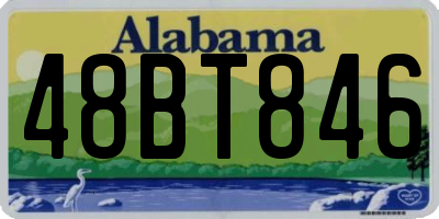 AL license plate 48BT846