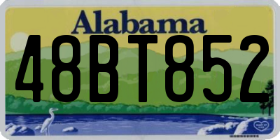 AL license plate 48BT852