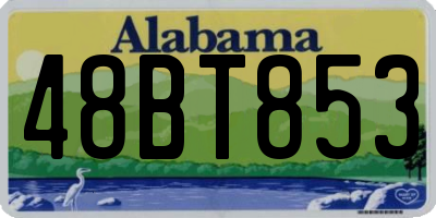 AL license plate 48BT853