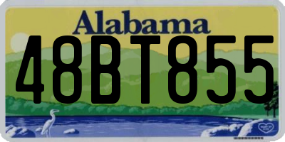 AL license plate 48BT855