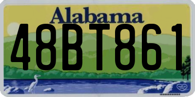 AL license plate 48BT861