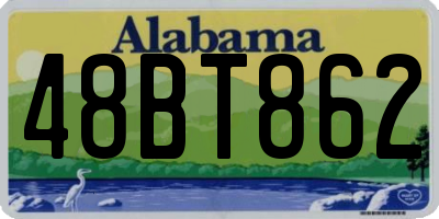 AL license plate 48BT862