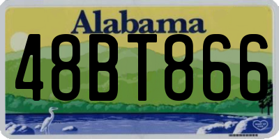 AL license plate 48BT866