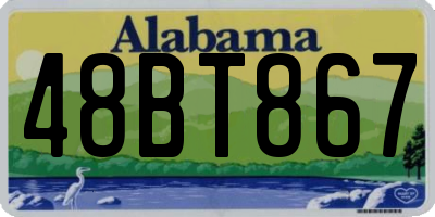 AL license plate 48BT867
