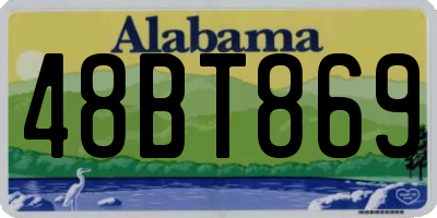 AL license plate 48BT869