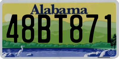 AL license plate 48BT871