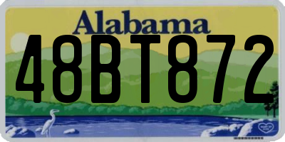 AL license plate 48BT872