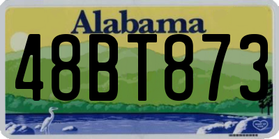 AL license plate 48BT873