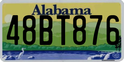 AL license plate 48BT876