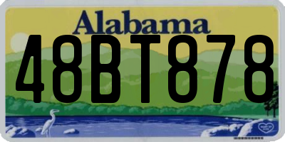 AL license plate 48BT878