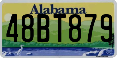 AL license plate 48BT879