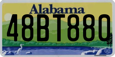 AL license plate 48BT880
