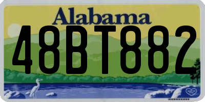 AL license plate 48BT882