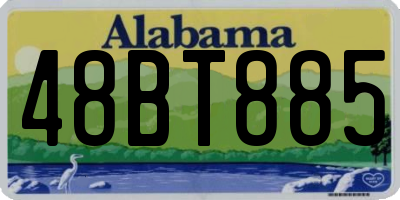 AL license plate 48BT885