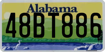 AL license plate 48BT886