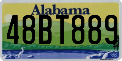 AL license plate 48BT889