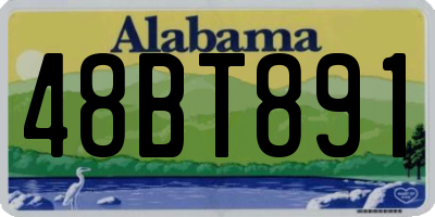AL license plate 48BT891