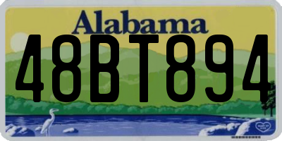 AL license plate 48BT894