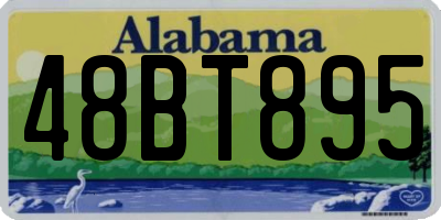 AL license plate 48BT895