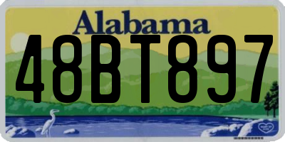 AL license plate 48BT897