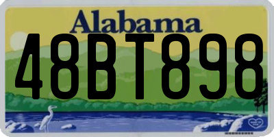 AL license plate 48BT898