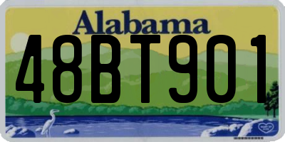 AL license plate 48BT901