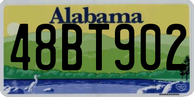 AL license plate 48BT902