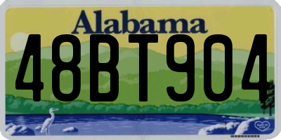 AL license plate 48BT904