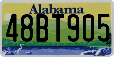 AL license plate 48BT905