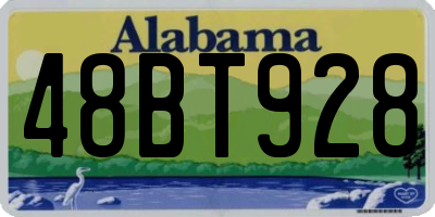 AL license plate 48BT928
