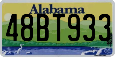 AL license plate 48BT933
