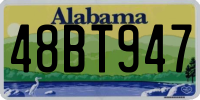 AL license plate 48BT947