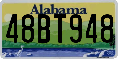 AL license plate 48BT948