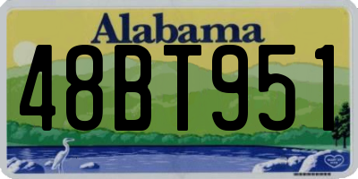 AL license plate 48BT951