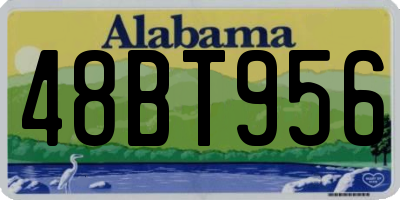 AL license plate 48BT956