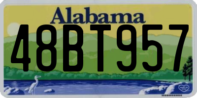 AL license plate 48BT957